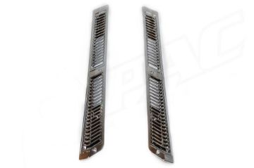 PHILS Stainless Steel Lower Rear Door Sill Stone Guards For Mazda RX3 808 Sedan/Wagon – Shark Fins