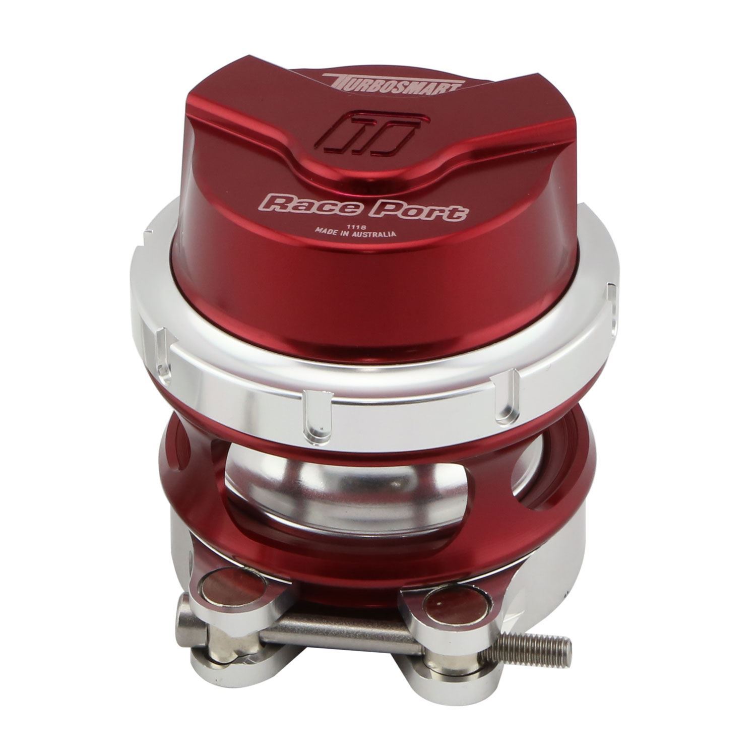 Turbosmart BOV Race Port Female Gen-V Red - No Weld Flange