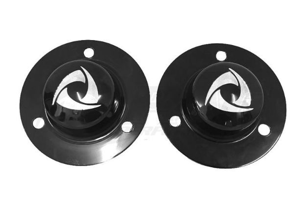 FD RX7 SER 6/7/8 STRUT TOP COVERS BLACK OR POLISHED