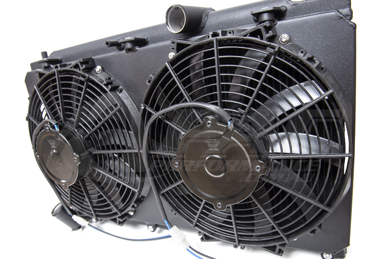 FD RX7 HEAVY DUTY ALLOY RADIATOR & FAN COMBO. Pac Performance Racing