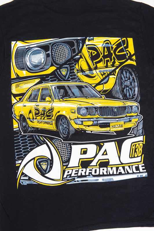 HACSAW RX3 HERO T-SHIRT - LIMITED RUN. Pac Performance Racing