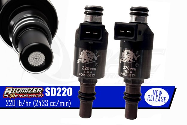 atomizer sd22 220lbhr 2433cc high performance injector