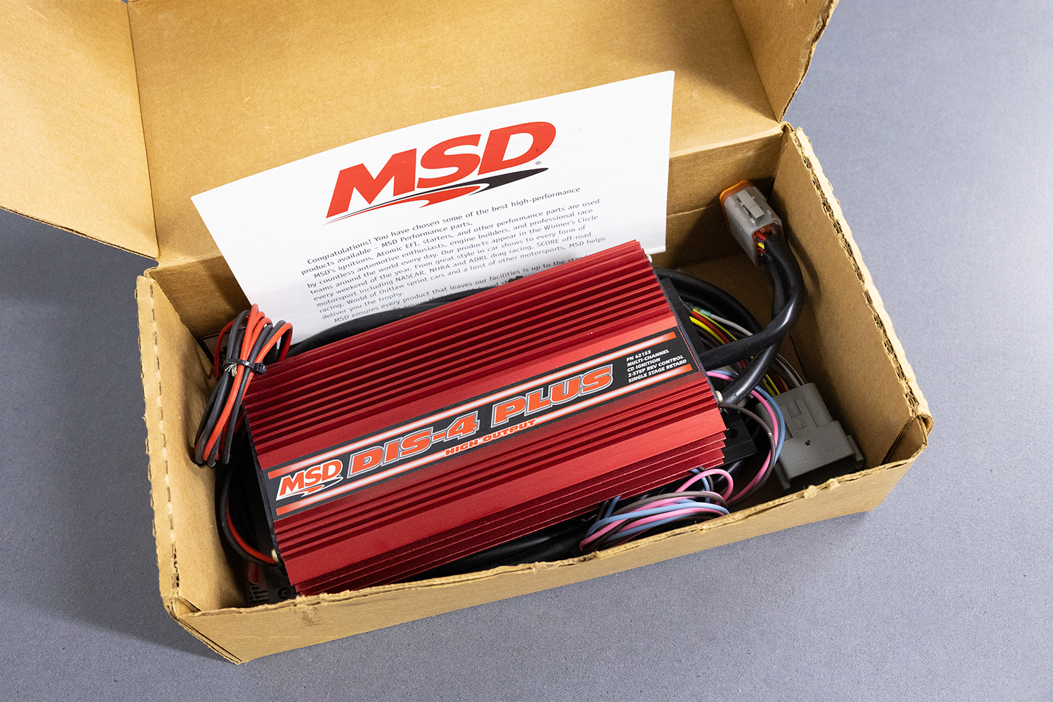 MSD DIS-4 PLUS HIGH OUTPUT IGNITION. Pac Performance Racing