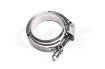 STAINLESS STEEL EXHAUST TURBO VBAND FLANGE AND CLAMP SET 3.5-3.0 INCH