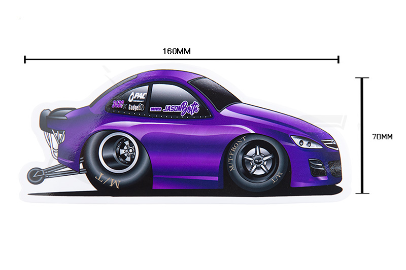 PAC TOON STICKERS. Pac Performance Racing