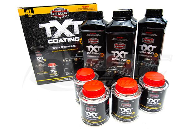 CAR BUILDERS TXT COAT 2K TOUGH TEXTURE UNDERBODY COAT KIT 4L