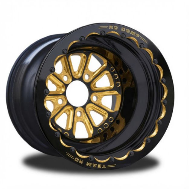 Picture of RC COMPONENTS HAMMER KOLOR POP BEADLOCK REAR WHEEL 