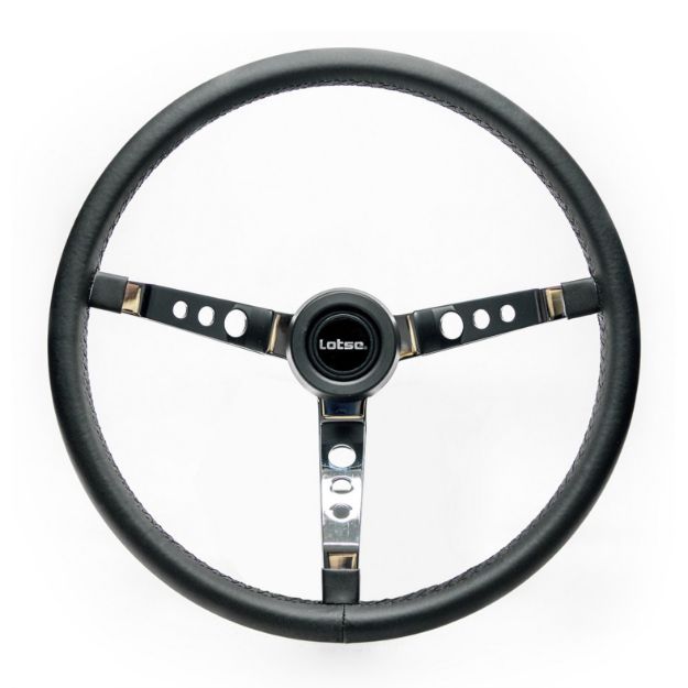 Picture of Lotse Big Block S Leather Polished 400mm Steering Wheel