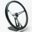 Picture of Lotse Boxer Leather Polished 400mm Steering Wheel