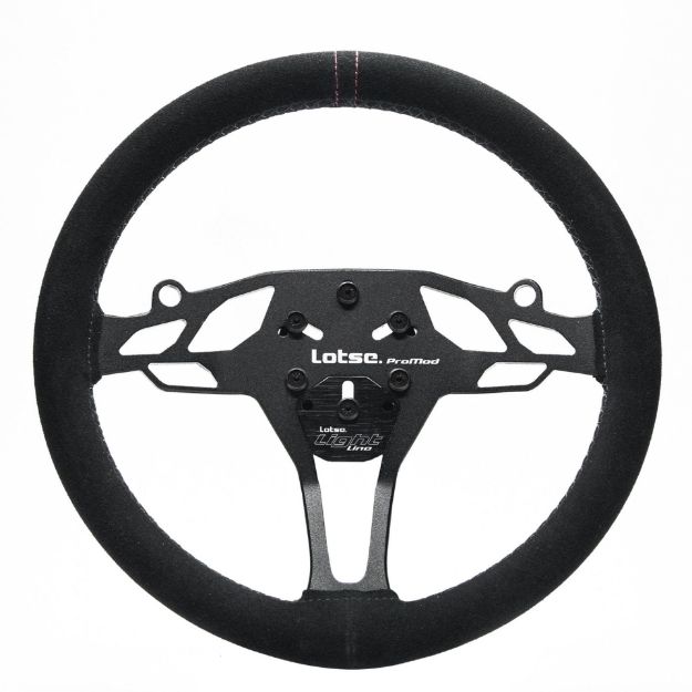 Picture of Lotse Pro Mod Suede Light 330mm Steering Wheel